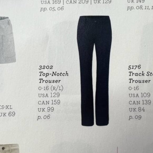 Cabi Size 4 Navy Top Notch Trousers - NWOT - Picture 2 of 4